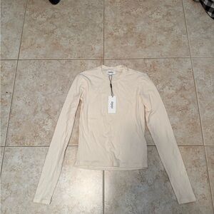 ADAY Soft Beige Long Sleeve Top